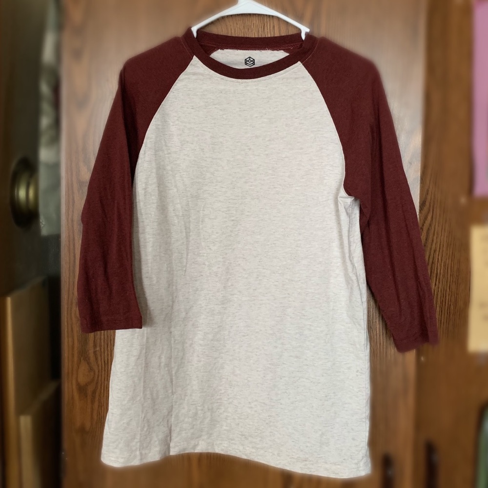 MENS Zine Baseball Tee 3/4 length sleeves -Zumiez